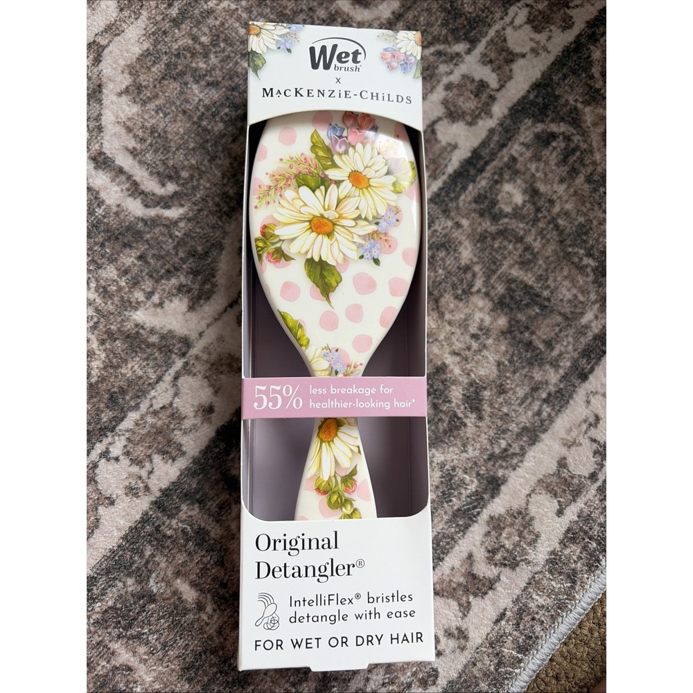 MacKenzie Childs x Wet Brush Wildflower Original Detangler  NIB